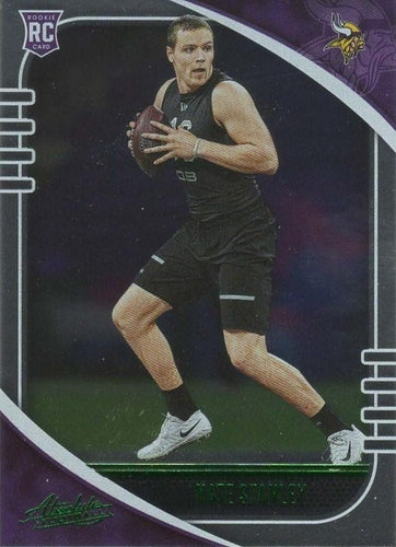 #182 Nate Stanley - Minnesota Vikings - 2020 Panini Absolute - Green Football