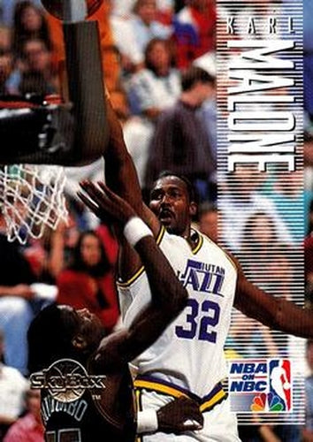 #182 Karl Malone - Utah Jazz - 1994-95 SkyBox Premium Basketball