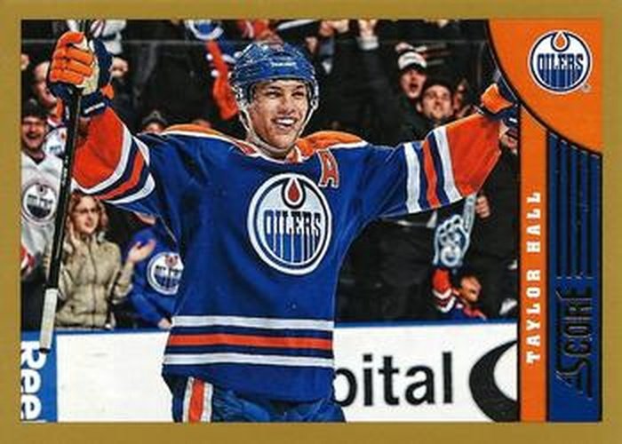 #182 Taylor Hall - Edmonton Oilers - 2013-14 Score - Gold Hockey