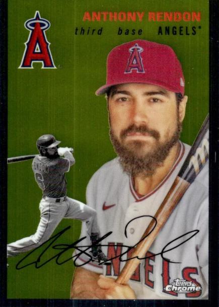 #182 Anthony Rendon - Los Angeles Angels - 2023 Topps Chrome Platinum Anniversary Baseball