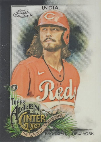 #182 Jonathan India - Cincinnati Reds - 2022 Topps Allen & Ginter Chrome Baseball