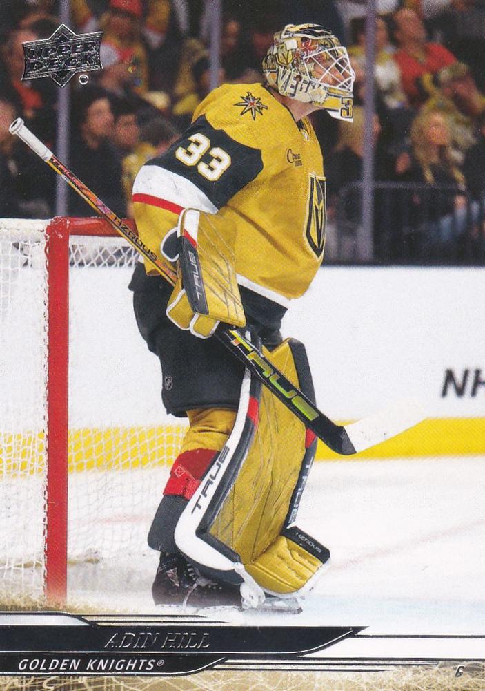 #182 Adin Hill - Vegas Golden Knights - 2024-25 Upper Deck Hockey