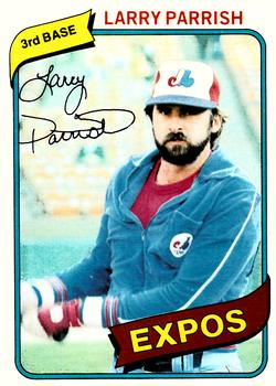 #182 Larry Parrish - Montreal Expos - 1980 O-Pee-Chee Baseball
