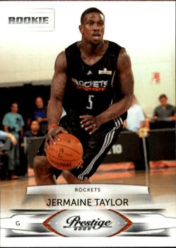 #182 Jermaine Taylor - Houston Rockets - 2009-10 Panini Prestige Basketball