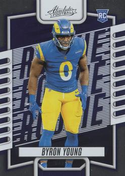 #182 Byron Young - Los Angeles Rams - 2023 Panini Absolute Football