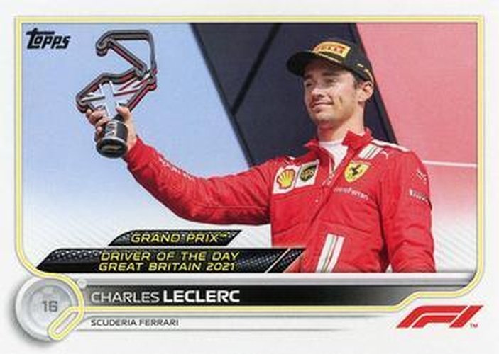 #182 Charles Leclerc - Scuderia Ferrari - 2022 Topps Formula 1 Racing