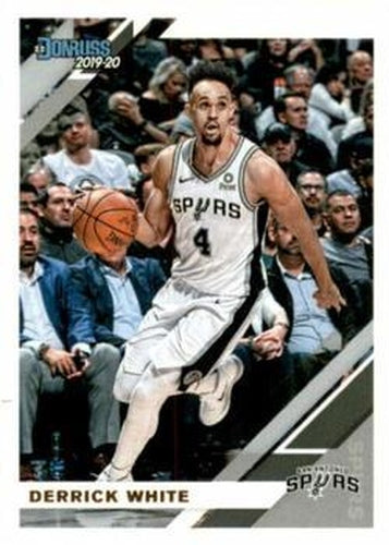 #182 Derrick White - San Antonio Spurs - 2019-20 Donruss Basketball