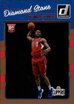 #182 Diamond Stone - Los Angeles Clippers - 2016-17 Donruss Basketball