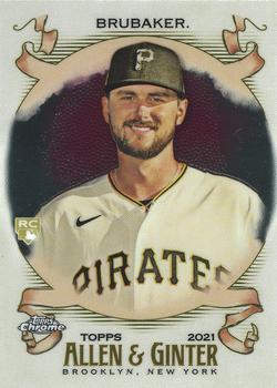 #182 JT Brubaker - Pittsburgh Pirates - 2021 Topps Allen & Ginter Chrome Baseball