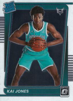 #182 Kai Jones - Charlotte Hornets - 2021-22 Donruss Optic Basketball