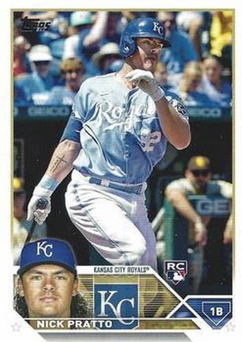 #182 Nick Pratto - Kansas City Royals - 2023 Topps Baseball