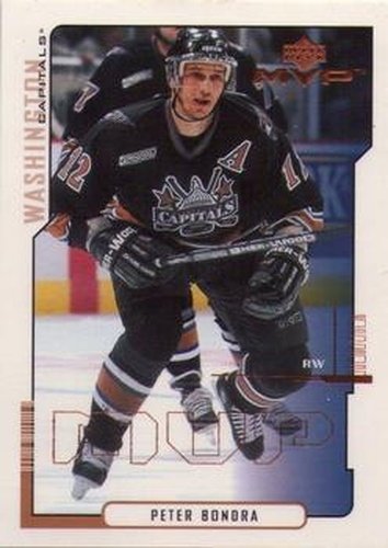 #182 Peter Bondra - Washington Capitals - 2000-01 Upper Deck MVP Hockey