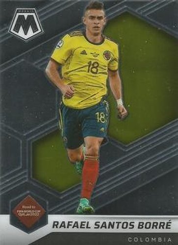 #182 Rafael Santos Borre - Colombia - 2021-22 Panini Mosaic Road to FIFA World Cup Soccer