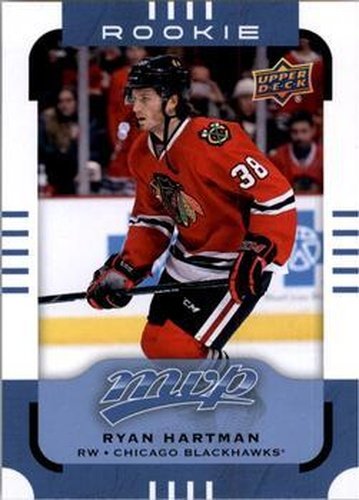 #182 Ryan Hartman - Chicago Blackhawks - 2015-16 Upper Deck MVP Hockey
