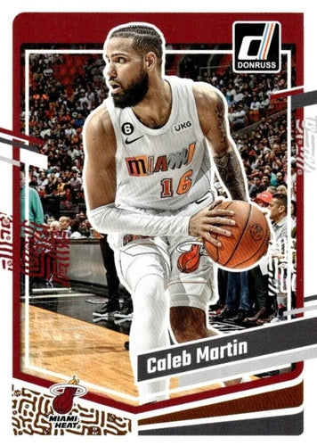 #182 Caleb Martin - Miami Heat - 2023-24 Donruss Basketball