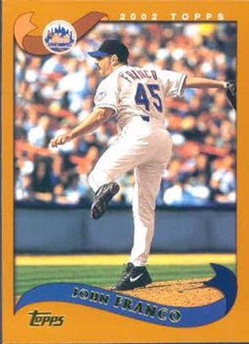 #182 John Franco - New York Mets - 2002 Topps Baseball
