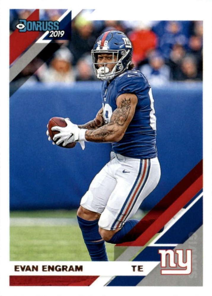 #182 Evan Engram - New York Giants - 2019 Donruss Football