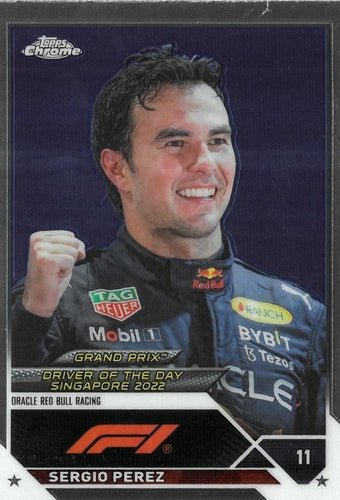 #182 Sergio Perez - Oracle Red Bull Racing - 2023 Topps Chrome Formula 1 Racing