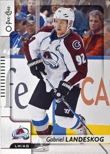 #182 Gabriel Landeskog - Colorado Avalanche - 2017-18 O-Pee-Chee Hockey