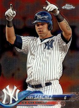 #182 Gary Sanchez - New York Yankees - 2018 Topps Chrome Baseball