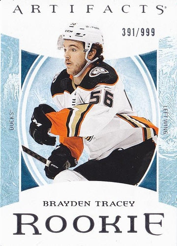 #182 Brayden Tracey - Anaheim Ducks - 2022-23 Upper Deck Artifacts Hockey