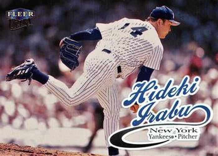 #182 Hideki Irabu - New York Yankees - 1999 Ultra Baseball
