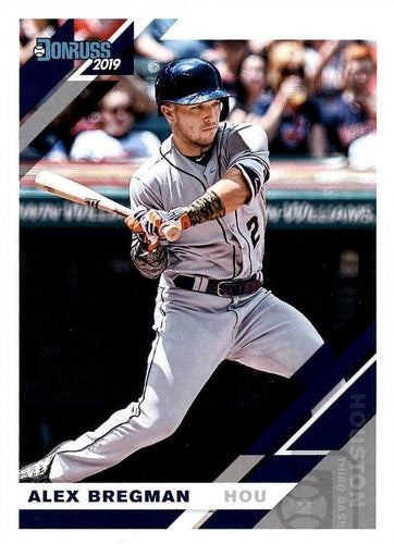 #182b Alex Bregman - Houston Astros - 2019 Donruss Baseball