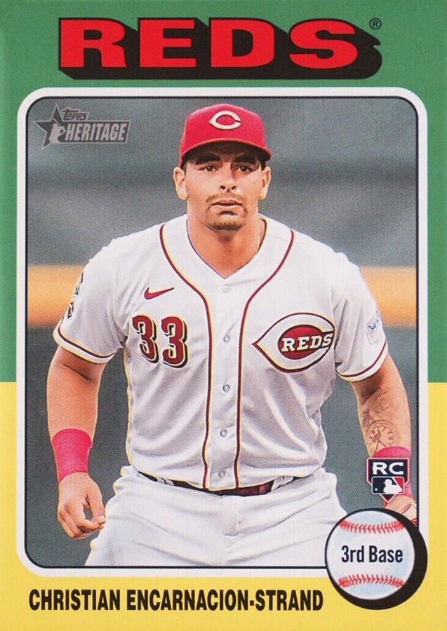 #182b Christian Encarnacion-Strand - Cincinnati Reds - 2024 Topps Heritage Baseball
