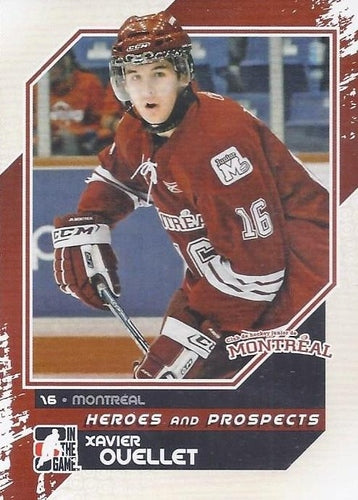 #183 Xavier Ouellet - Montreal Juniors - 2010-11 In The Game Heroes and Prospects Hockey