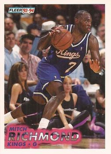 #183 Mitch Richmond - Sacramento Kings - 1993-94 Fleer Basketball