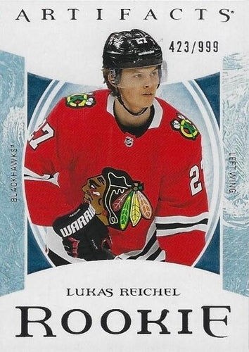 #183 Lukas Reichel - Chicago Blackhawks - 2022-23 Upper Deck Artifacts Hockey