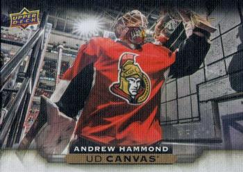 #C183 Andrew Hammond - Ottawa Senators - 2015-16 Upper Deck - UD Canvas Hockey