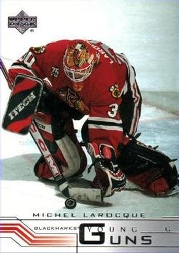 #183 Michel Larocque - Chicago Blackhawks - 2001-02 Upper Deck Hockey