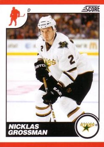 #183 Nicklas Grossman - Dallas Stars - 2010-11 Score Hockey