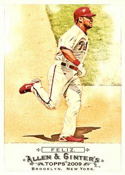 #183 Pedro Feliz - Philadelphia Phillies - 2009 Topps Allen & Ginter Baseball
