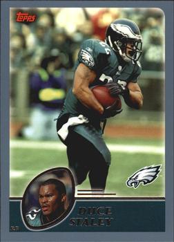 #183 Duce Staley - Philadelphia Eagles - 2003 Topps Football