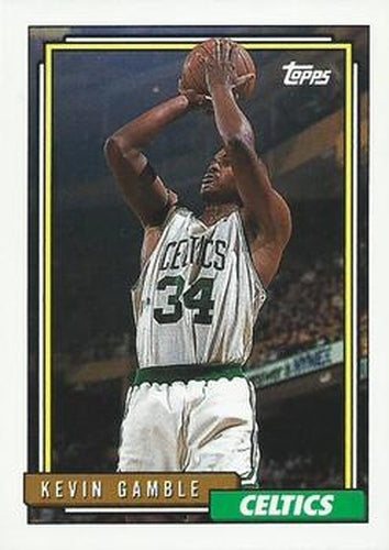 #183 Kevin Gamble - Boston Celtics - 1992-93 Topps Basketball