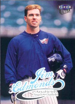 #183 Jim Edmonds - Anaheim Angels - 1999 Ultra Baseball