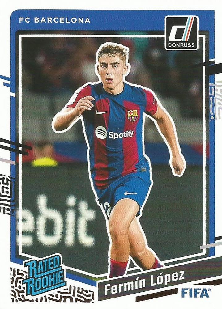#183 Fermin Lopez - FC Barcelona - 2023-24 Donruss Soccer