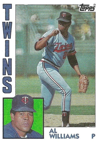 #183 Al Williams - Minnesota Twins - 1984 Topps Baseball