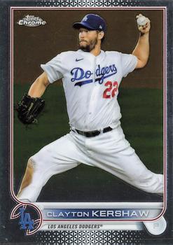 #183 Clayton Kershaw - Los Angeles Dodgers - 2022 Topps Chrome Baseball