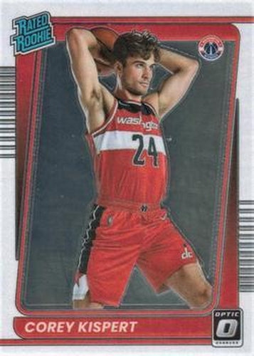 #183 Corey Kispert - Washington Wizards - 2021-22 Donruss Optic Basketball