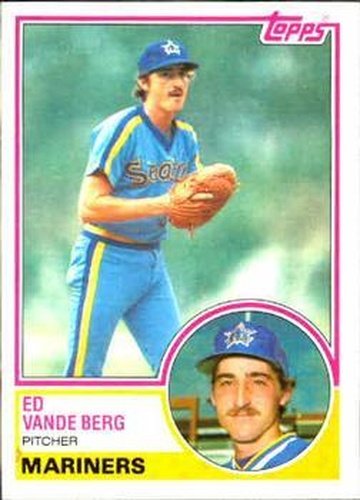 #183 Ed Vande Berg - Seattle Mariners - 1983 Topps Baseball