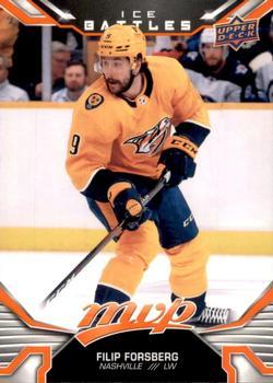 #183 Filip Forsberg - Nashville Predators - 2022-23 Upper Deck MVP - Ice Battles Hockey