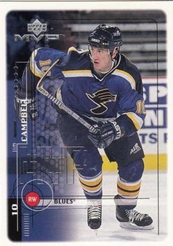 #183 Jim Campbell - St. Louis Blues - 1998-99 Upper Deck MVP Hockey