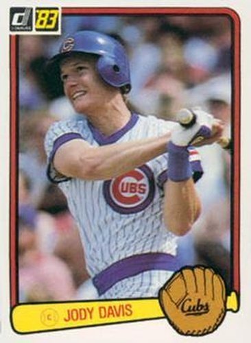 #183 Jody Davis - Chicago Cubs - 1983 Donruss Baseball