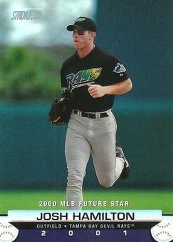 #183 Josh Hamilton - Tampa Bay Devil Rays - 2001 Stadium Club Baseball