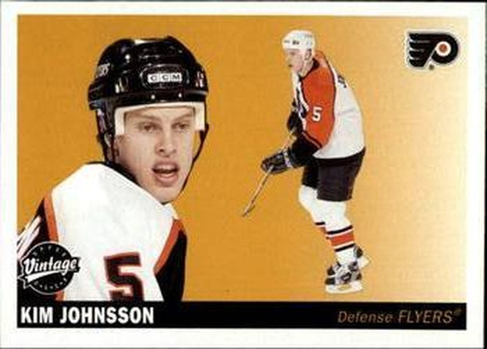 #183 Kim Johnsson - Philadelphia Flyers - 2002-03 Upper Deck Vintage Hockey