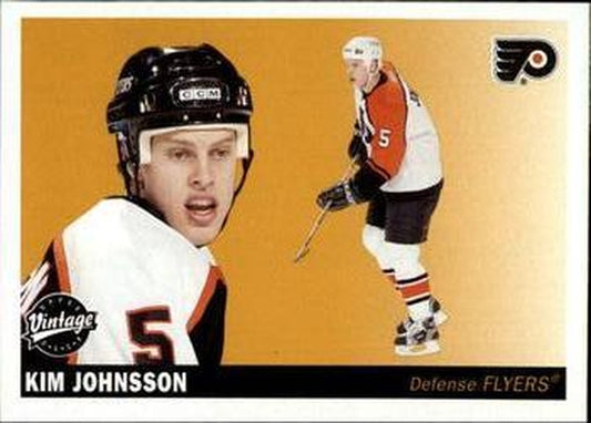 #183 Kim Johnsson - Philadelphia Flyers - 2002-03 Upper Deck Vintage Hockey