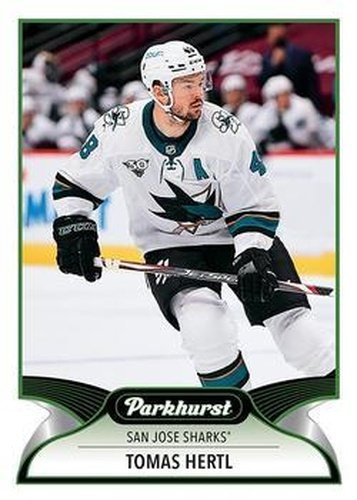 #183 Tomas Hertl - San Jose Sharks - 2021-22 Parkhurst Hockey
